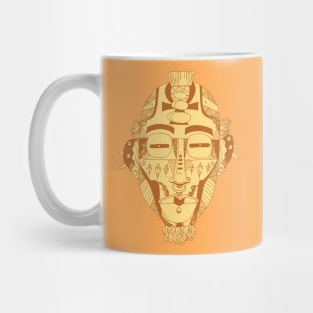 Terracotta African Mask 5 Mug